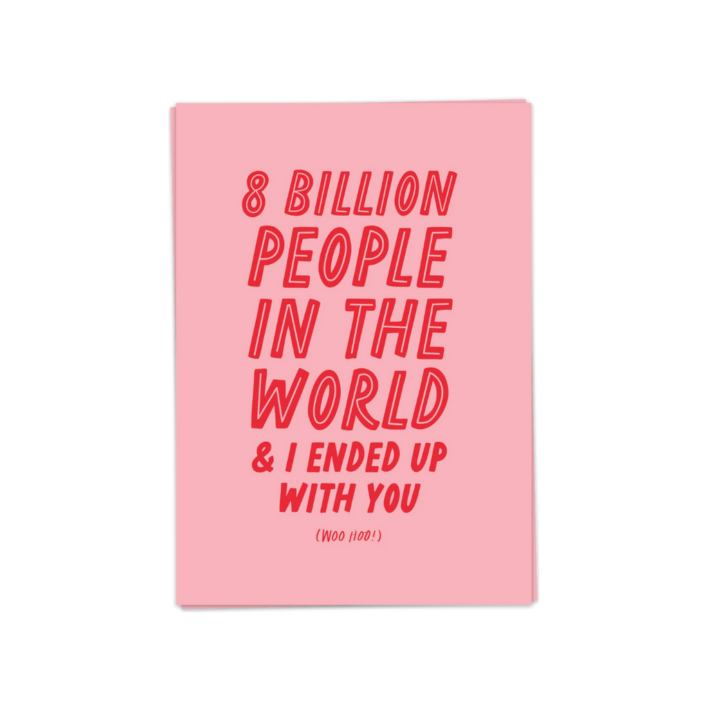 Kort - 8 billion people