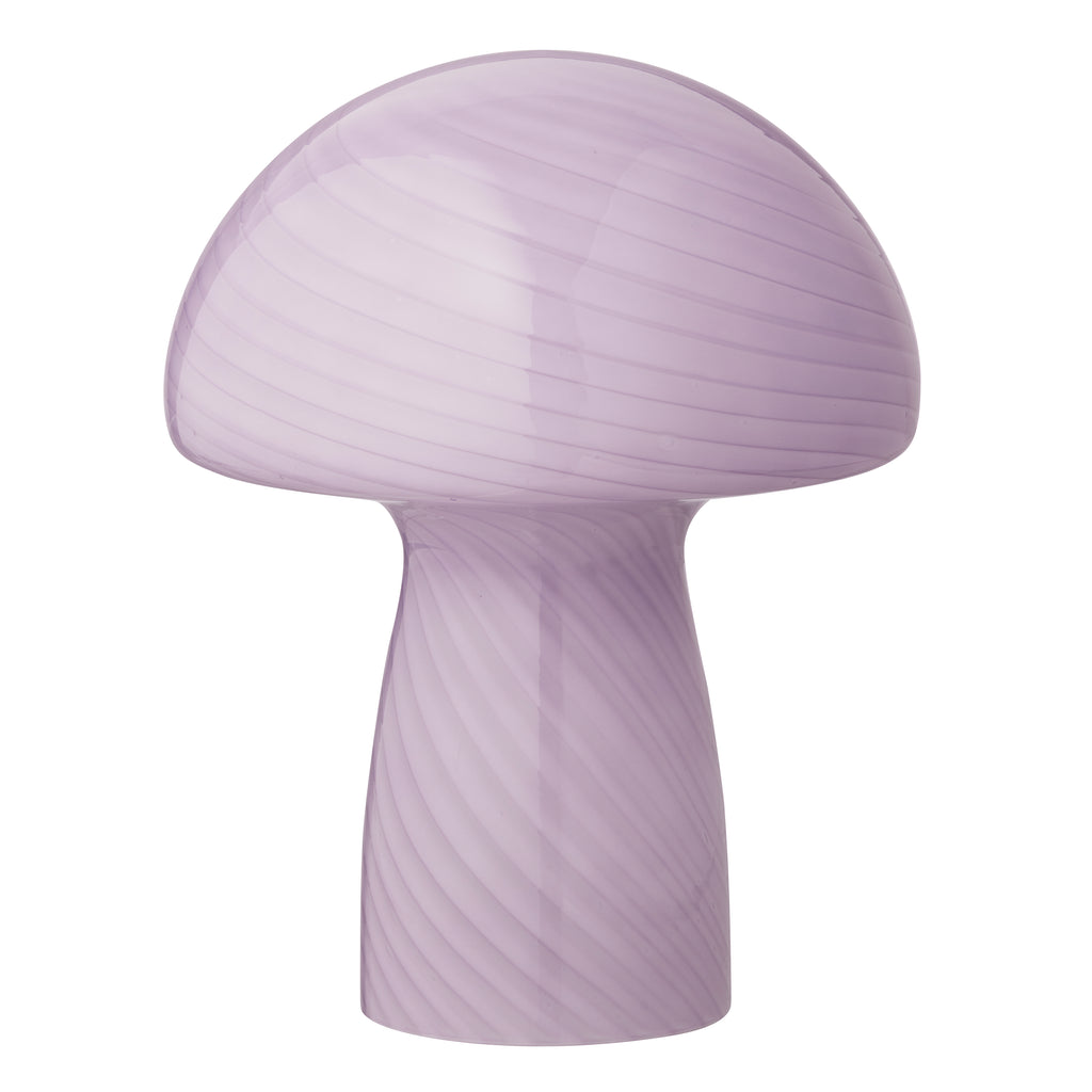 Mushroom lampi - lavender