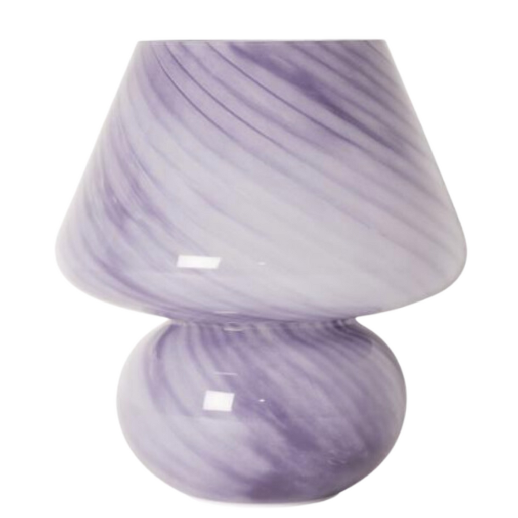 Mushroom lampi stór - Joyful purple