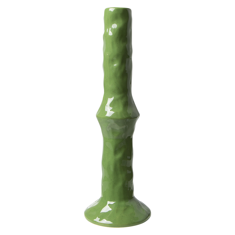 The Emeralds keramík kertastjaki M - fern green