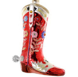 Jólaskraut - Rhinestone cowboy boot