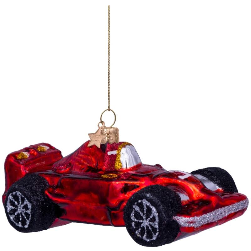 Jólaskraut - Red racing car