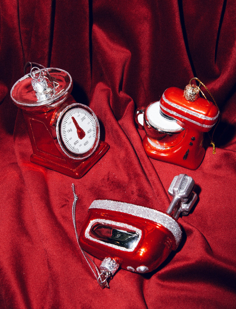 Jólaskraut - Red kitchen mixer