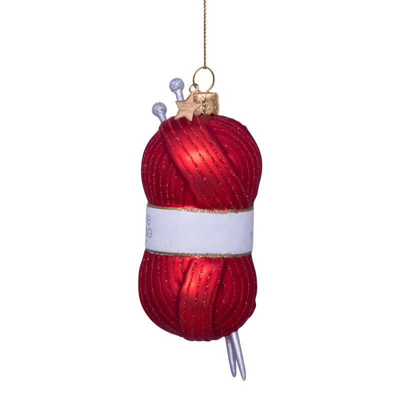 Jólaskraut - Red knitting yarn