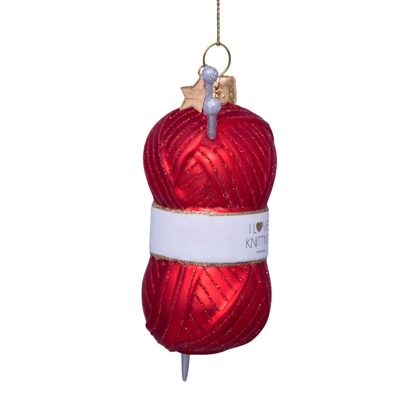 Jólaskraut - Red knitting yarn