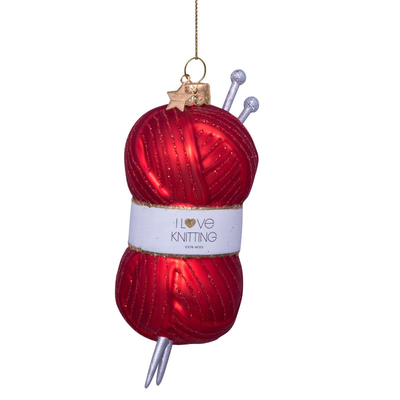 Jólaskraut - Red knitting yarn