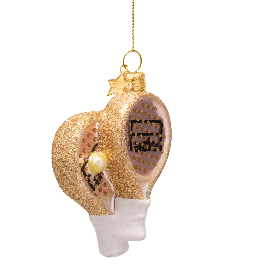 Jólaskraut - soft pink padel racket