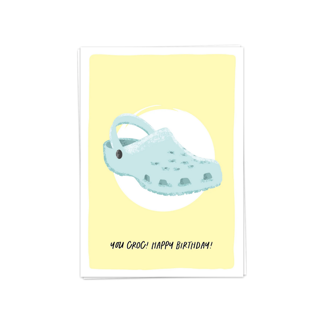 Kort - Croc birthday