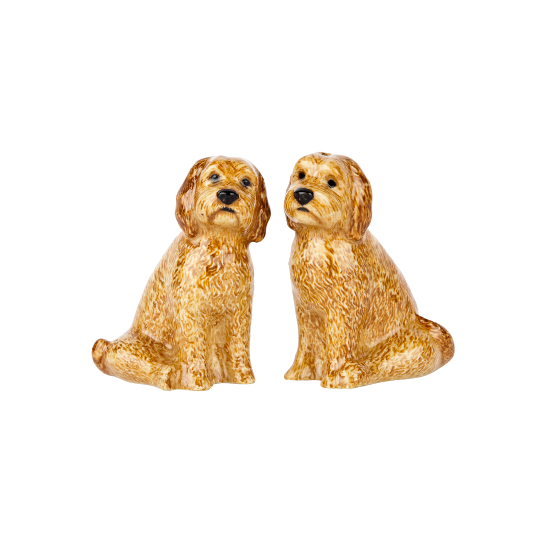 Salt og pipar sett - Cockapoo apricot