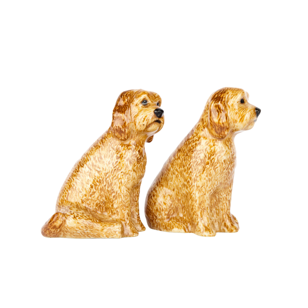 Salt og pipar sett - Cockapoo apricot