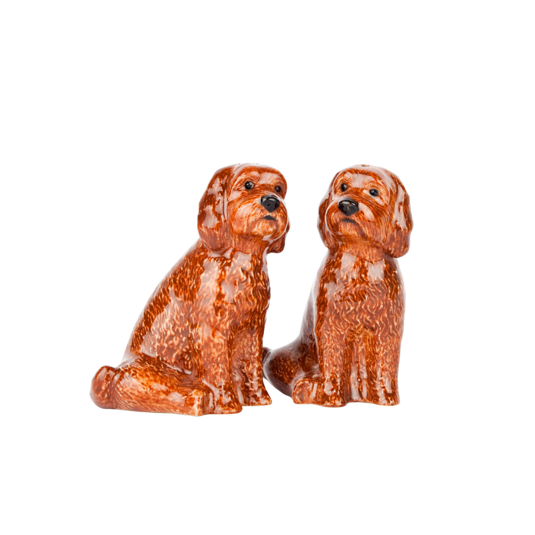 Salt og pipar sett - Cockapoo red