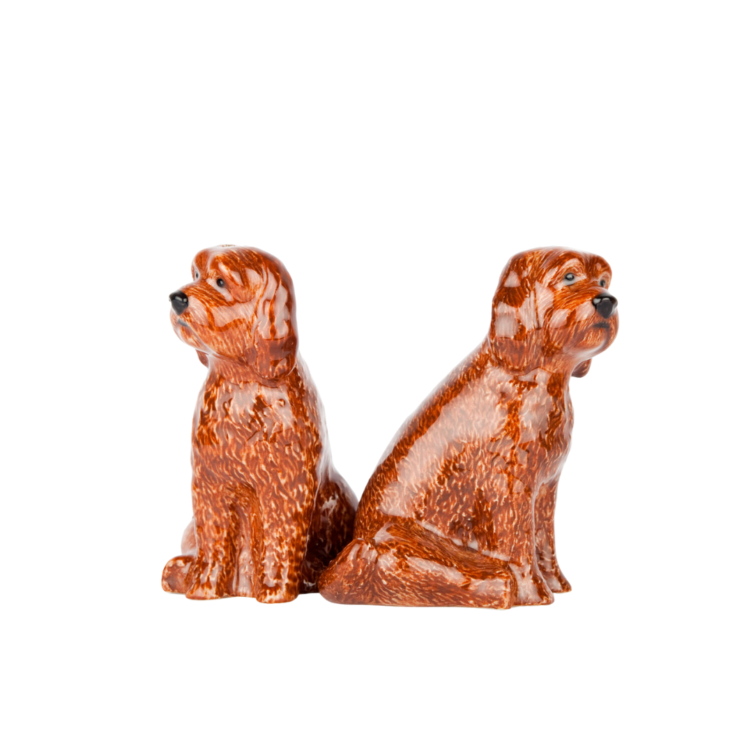 Salt og pipar sett - Cockapoo red