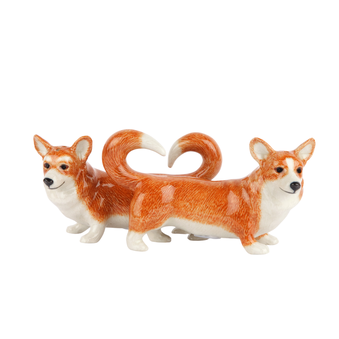 Salt og pipar sett - corgi