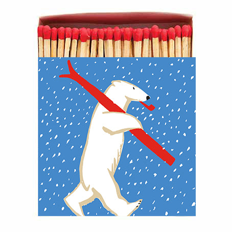 Eldspýtur - Christmas Skiing Polar Bear