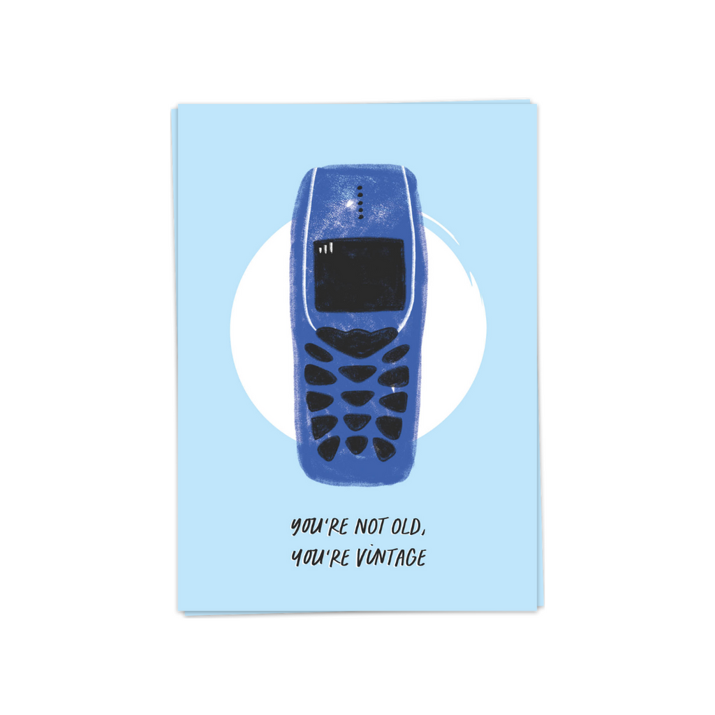 Kort - Vintage Phone