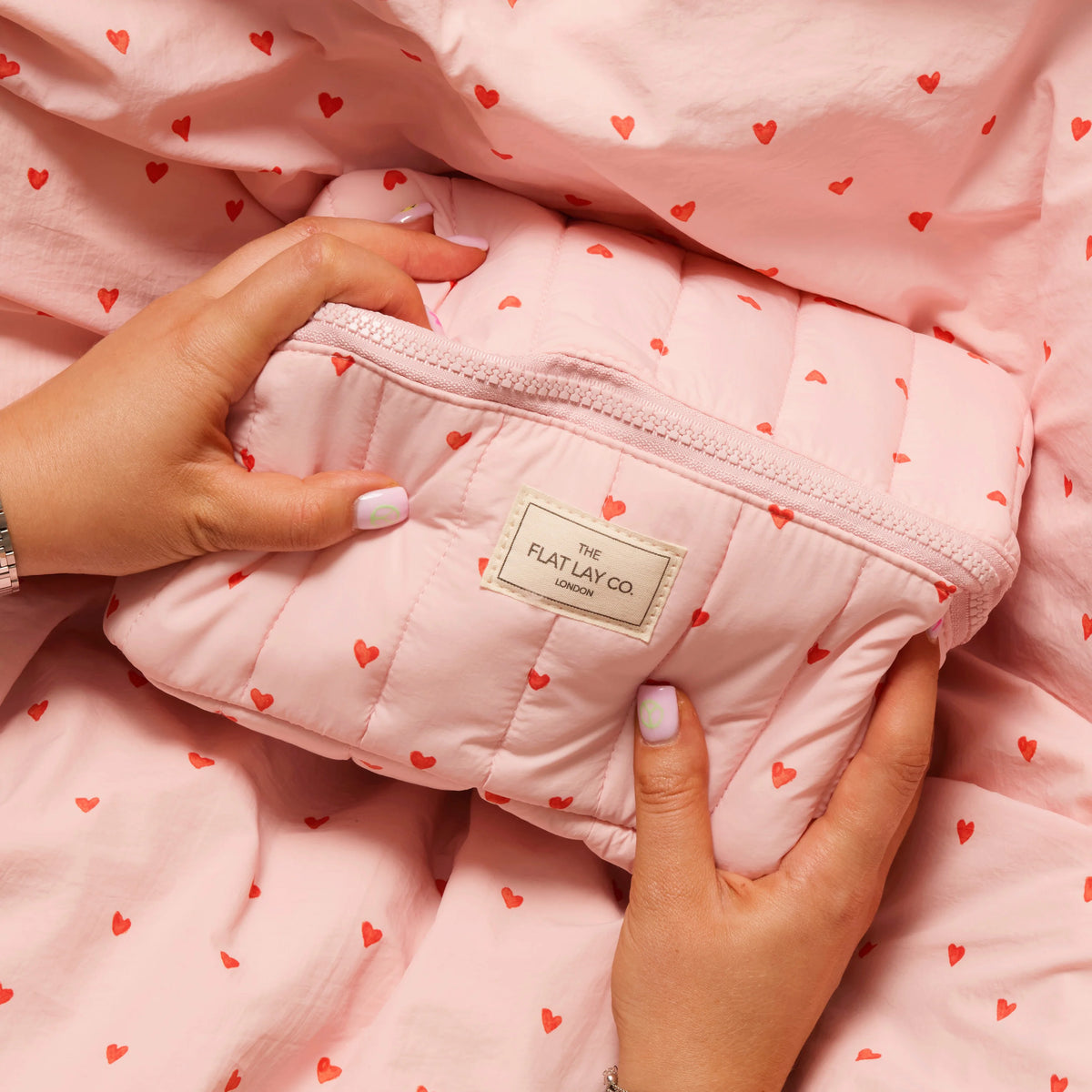 Flat Lay Box Bag - Sweet Hearts