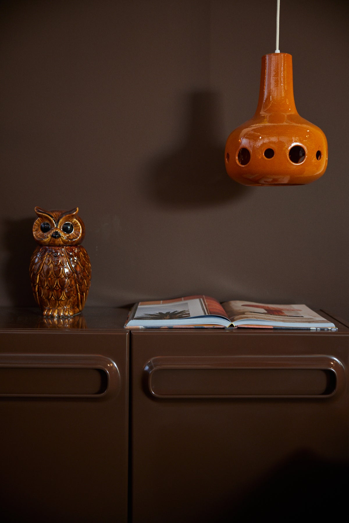 Loftljós - dangle orange