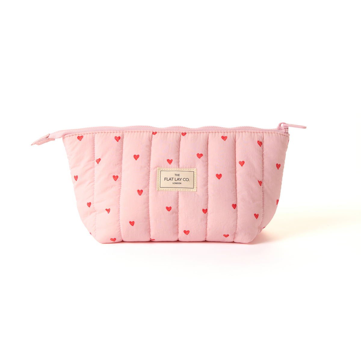Essential Makeup Pouch - Sweet Pink Hearts