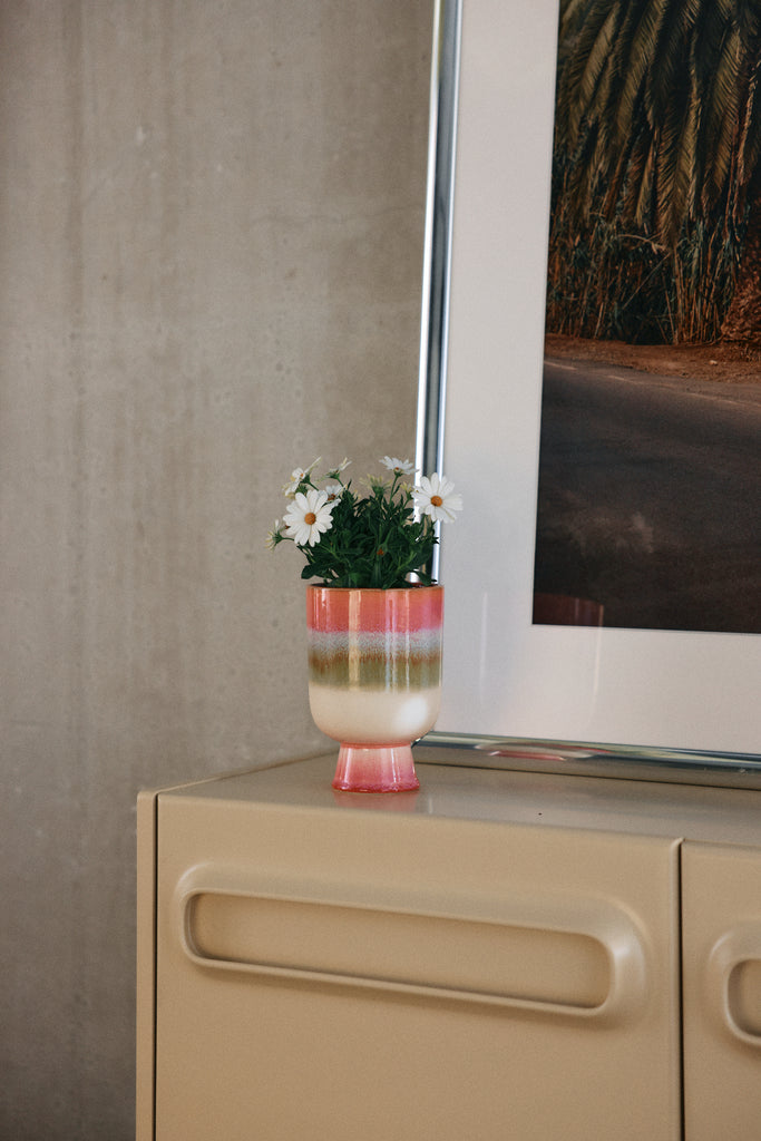 70's retro blómapottur - rosefield