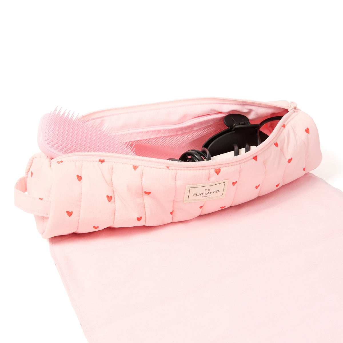Hair Tool Travel Case/The Baguette - Sweet Hearts