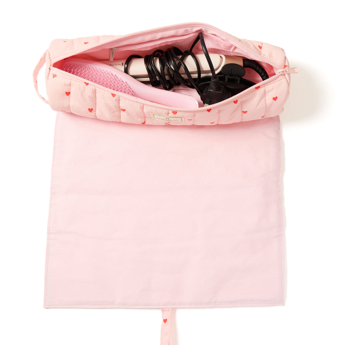 Hair Tool Travel Case/The Baguette - Sweet Hearts