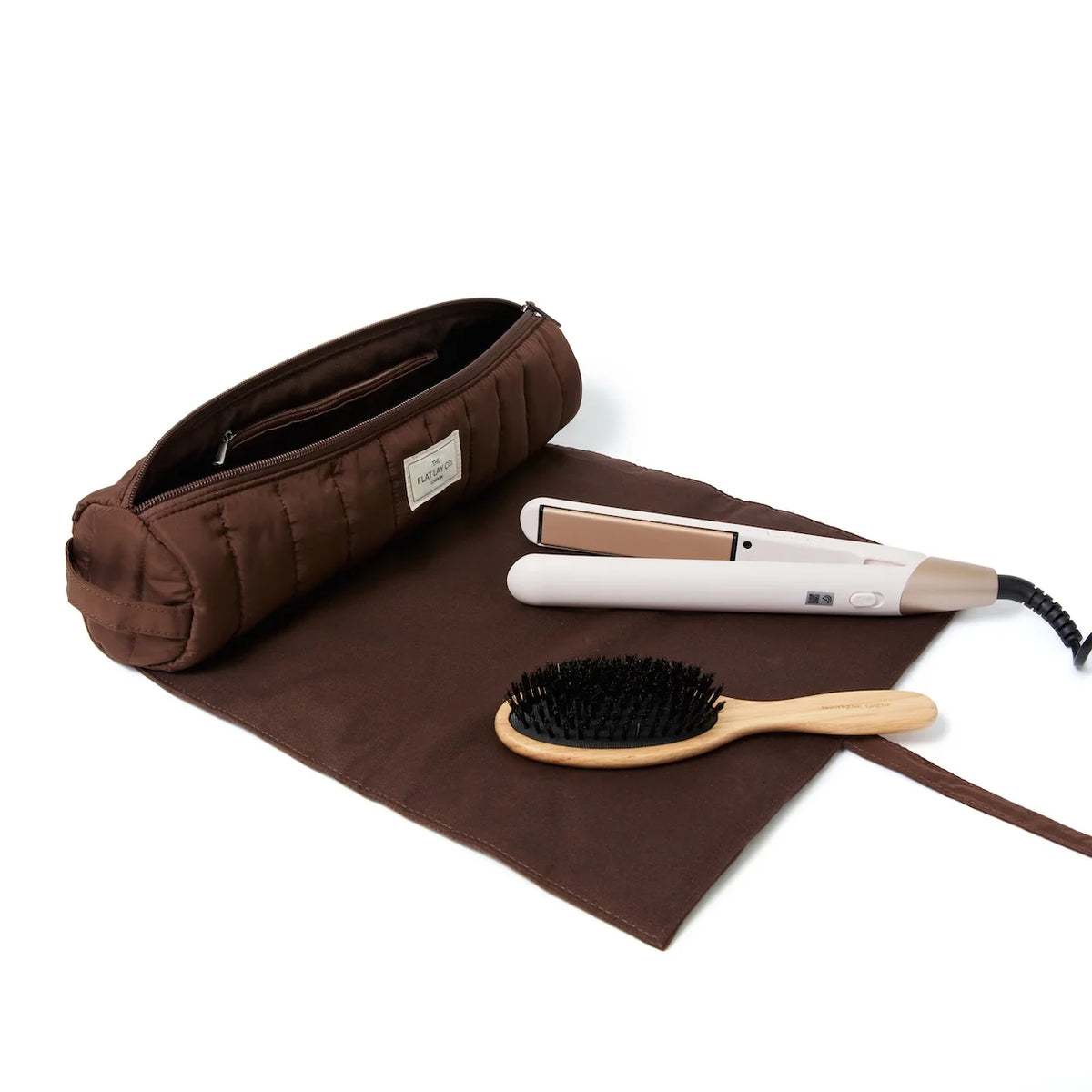 Hair Tool Travel Case/The Baguette - Espresso
