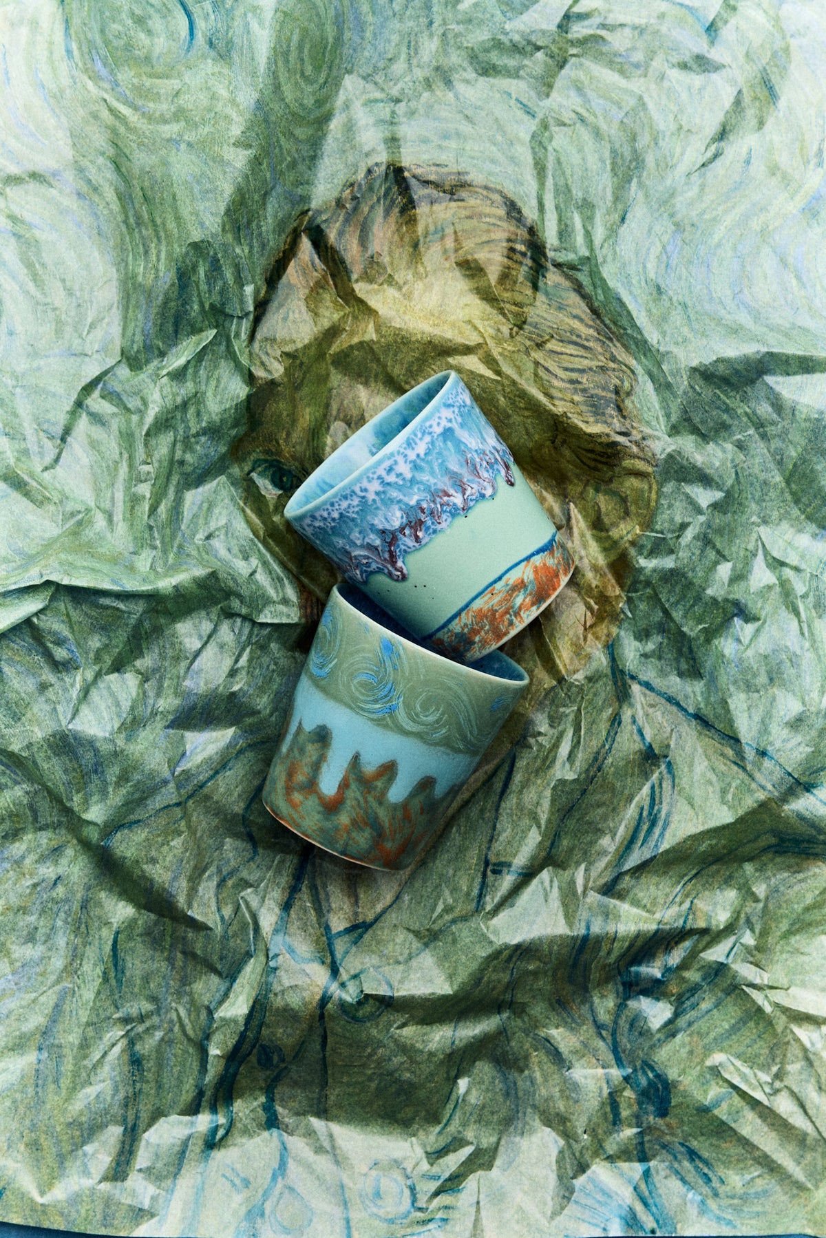 70's bollasett Inspired by Van Gogh - self portrait