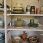 Farmhouse ceramics hliðardiskur - moss