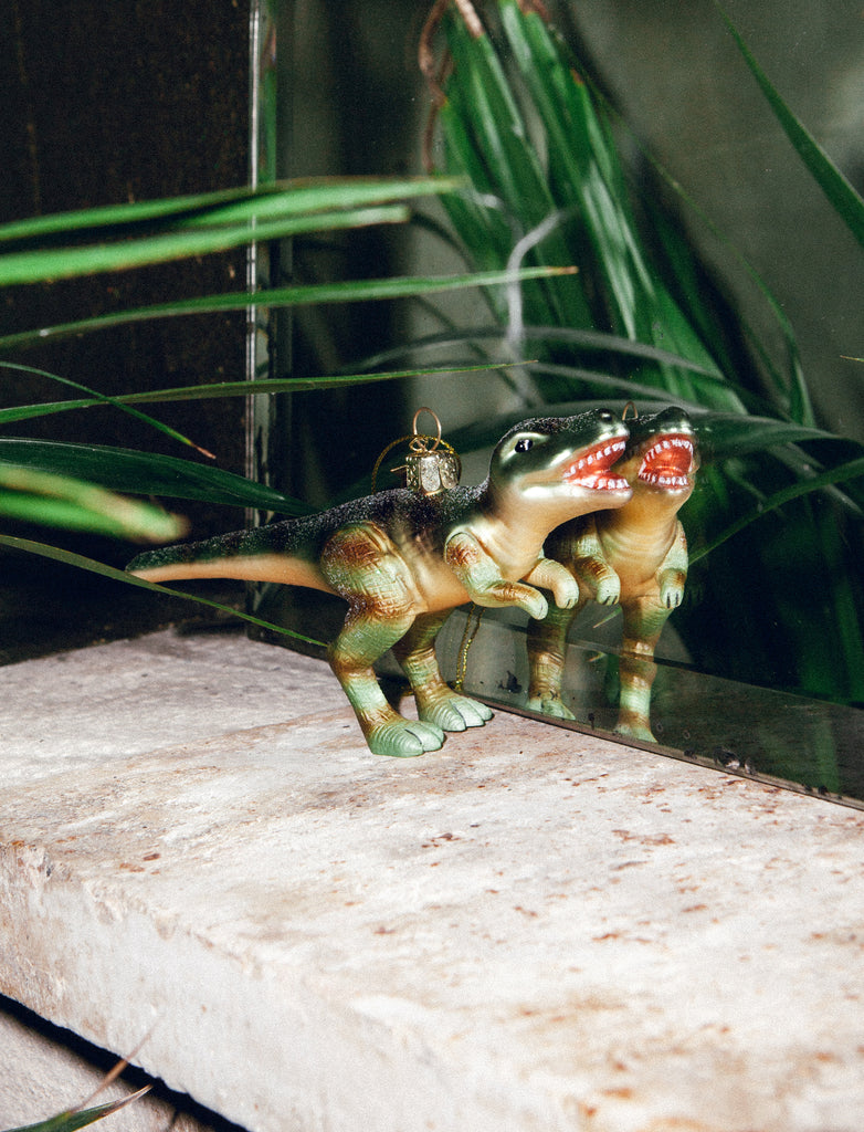 Jólaskraut - green dino