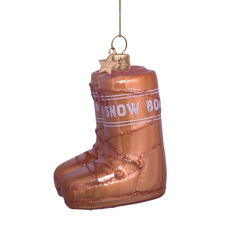 Jólaskraut - Brown snowboot
