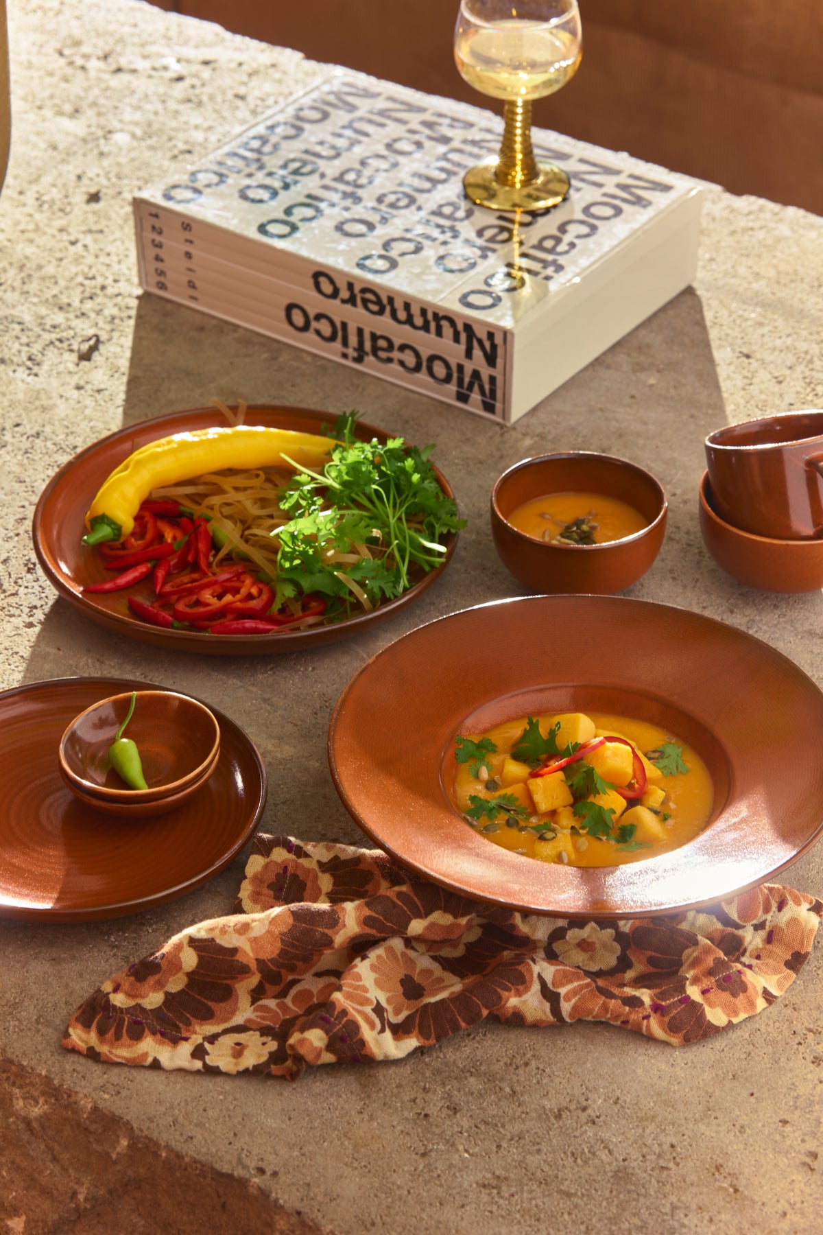 Chef ceramics hliðardiskur - burned orange