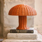 Lampi rattan mushroom - coral