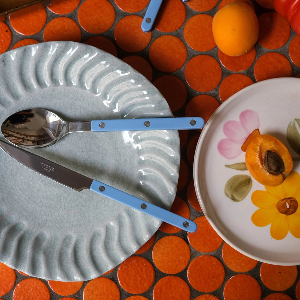 Hnífaparasett - Pastel blue