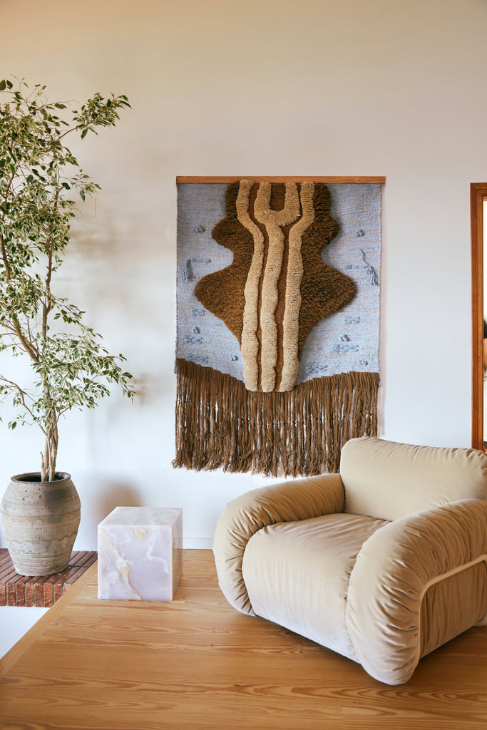 Veggteppi - Ocean blue