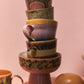 70's keramík americano bolli - blossom
