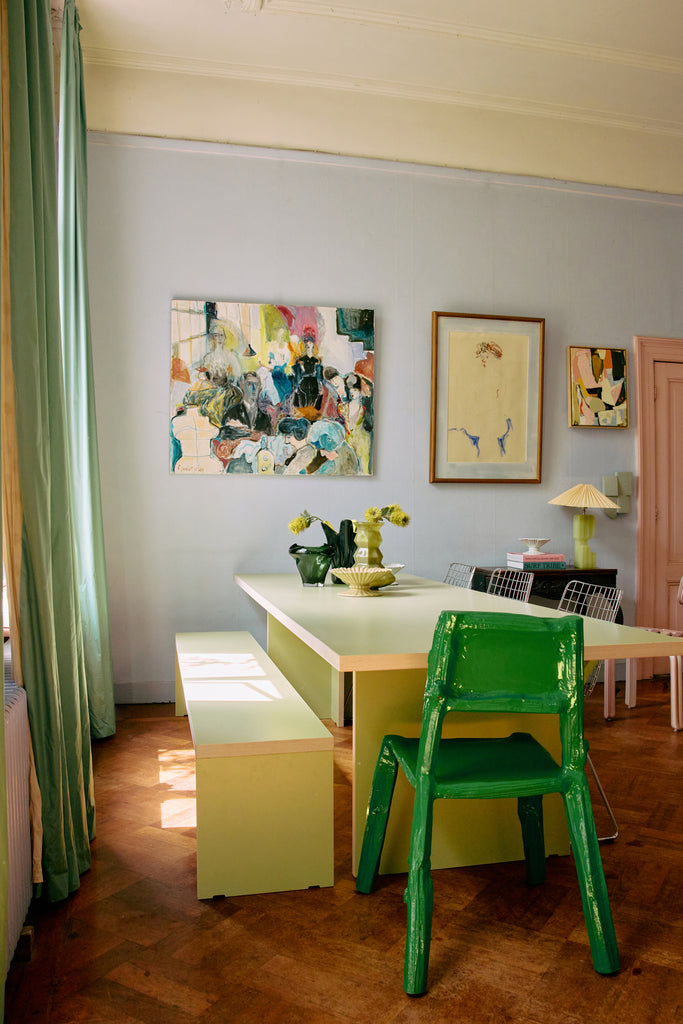 Blómavasi - Folded/emerald