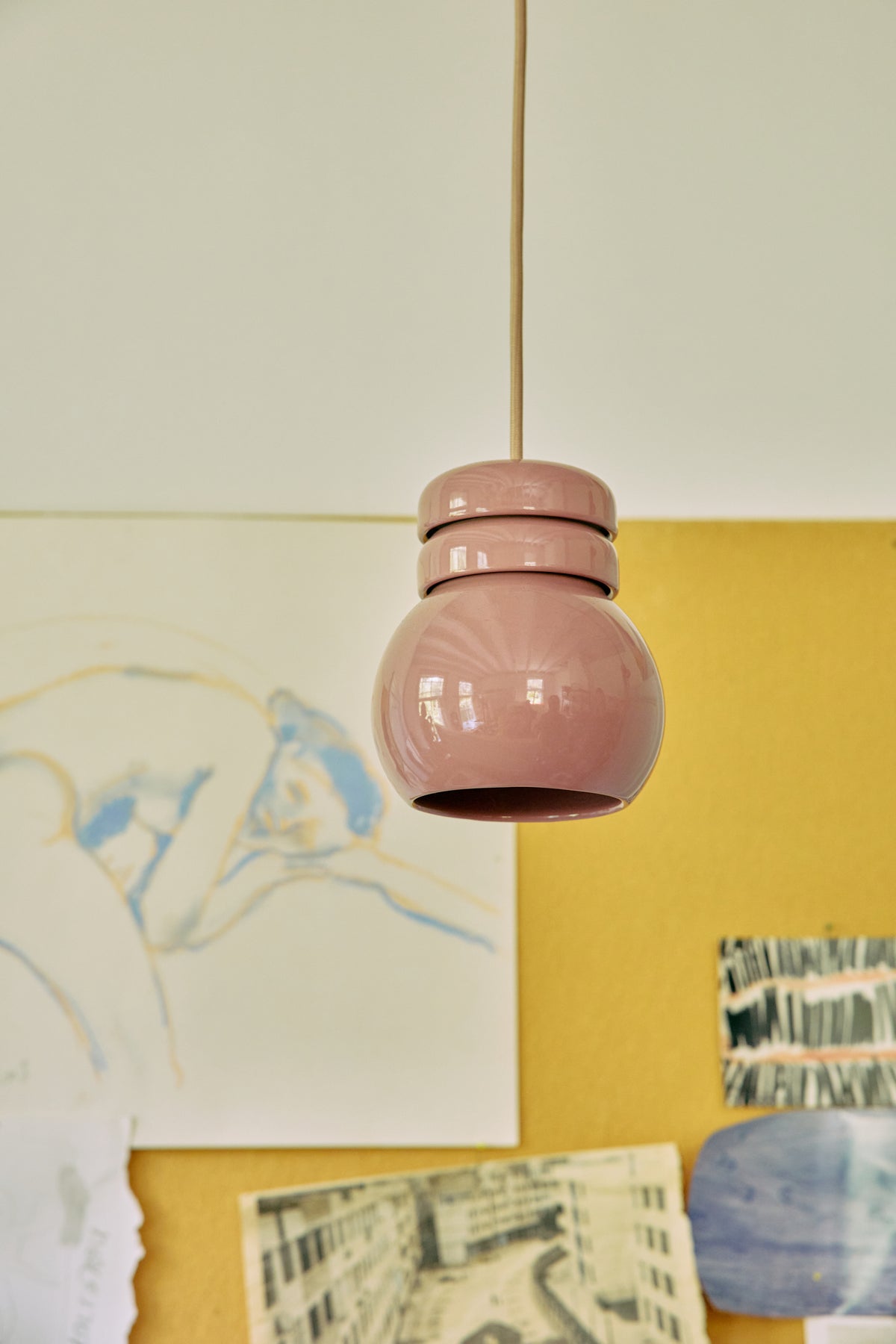 Loftljós - bulb blush