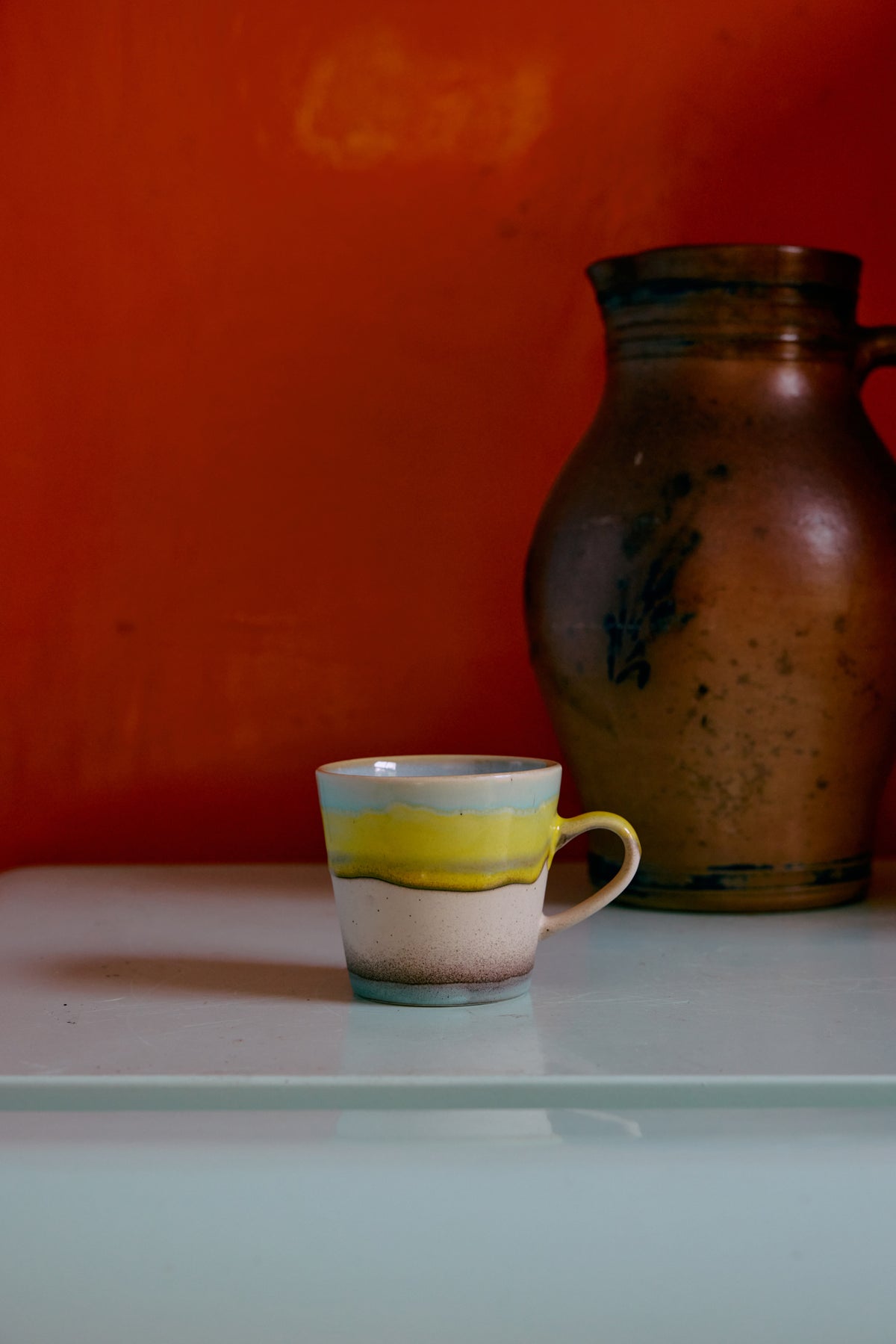 70's keramík americano bolli - glint