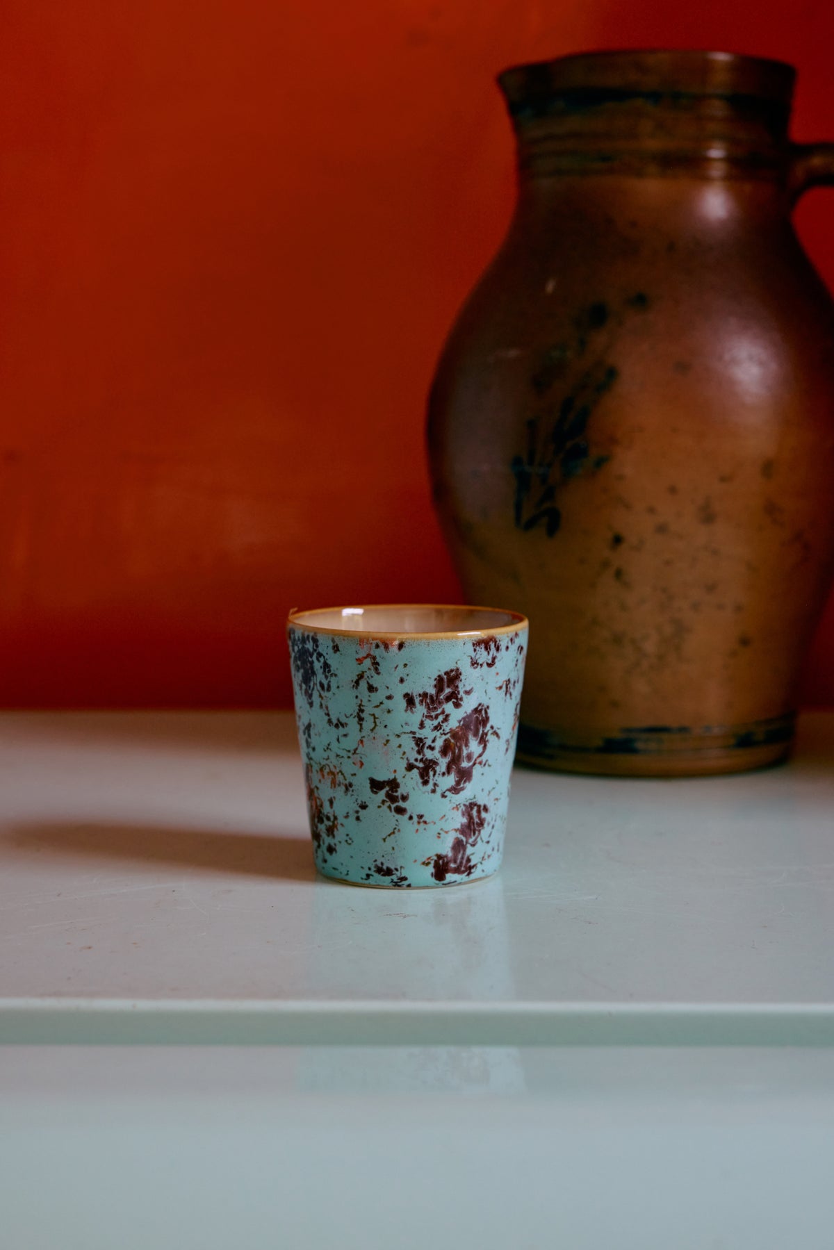 70's keramík bolli - patina