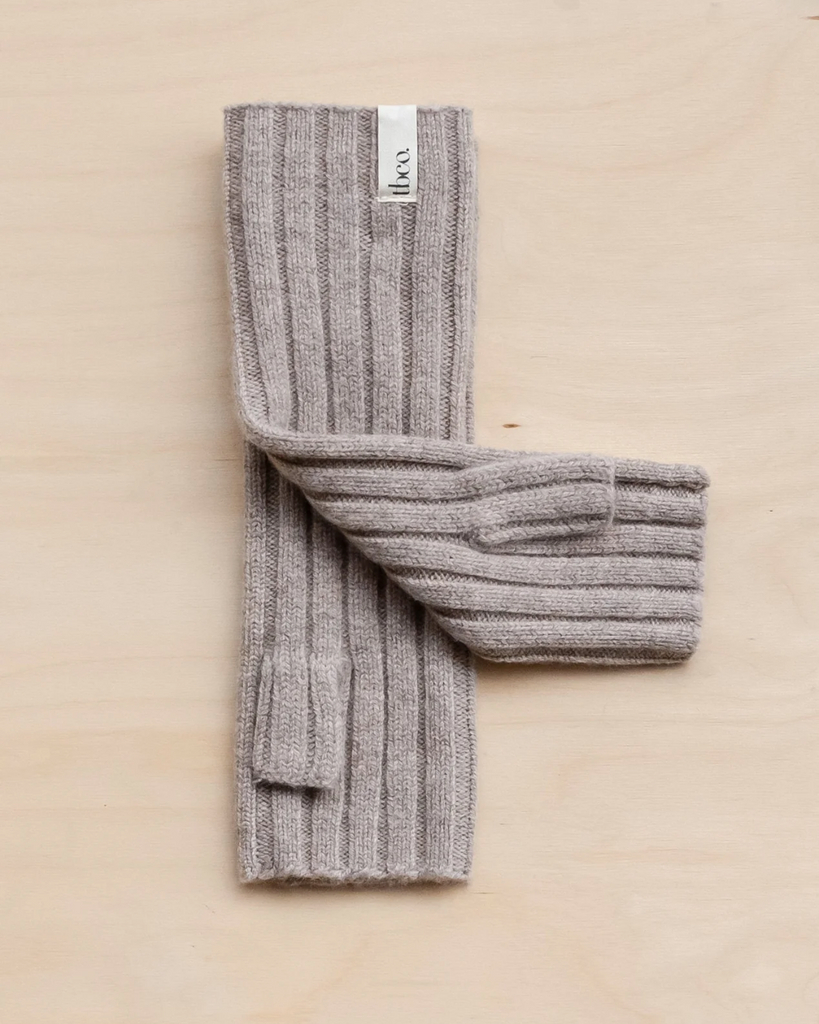 Úlnliðshlífar cashmere & Merino - oatmeal melange