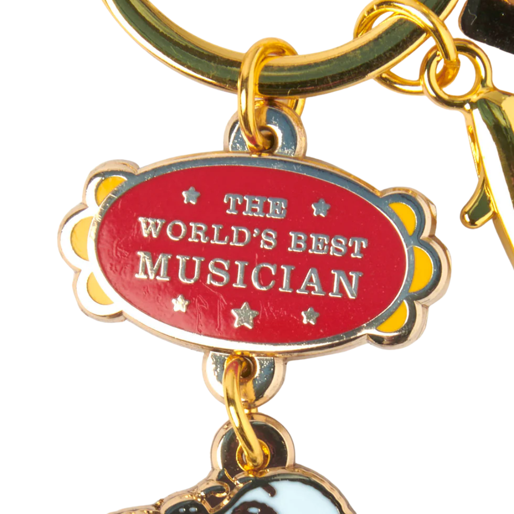 Snoopy lyklakippa - The World's Best Musician