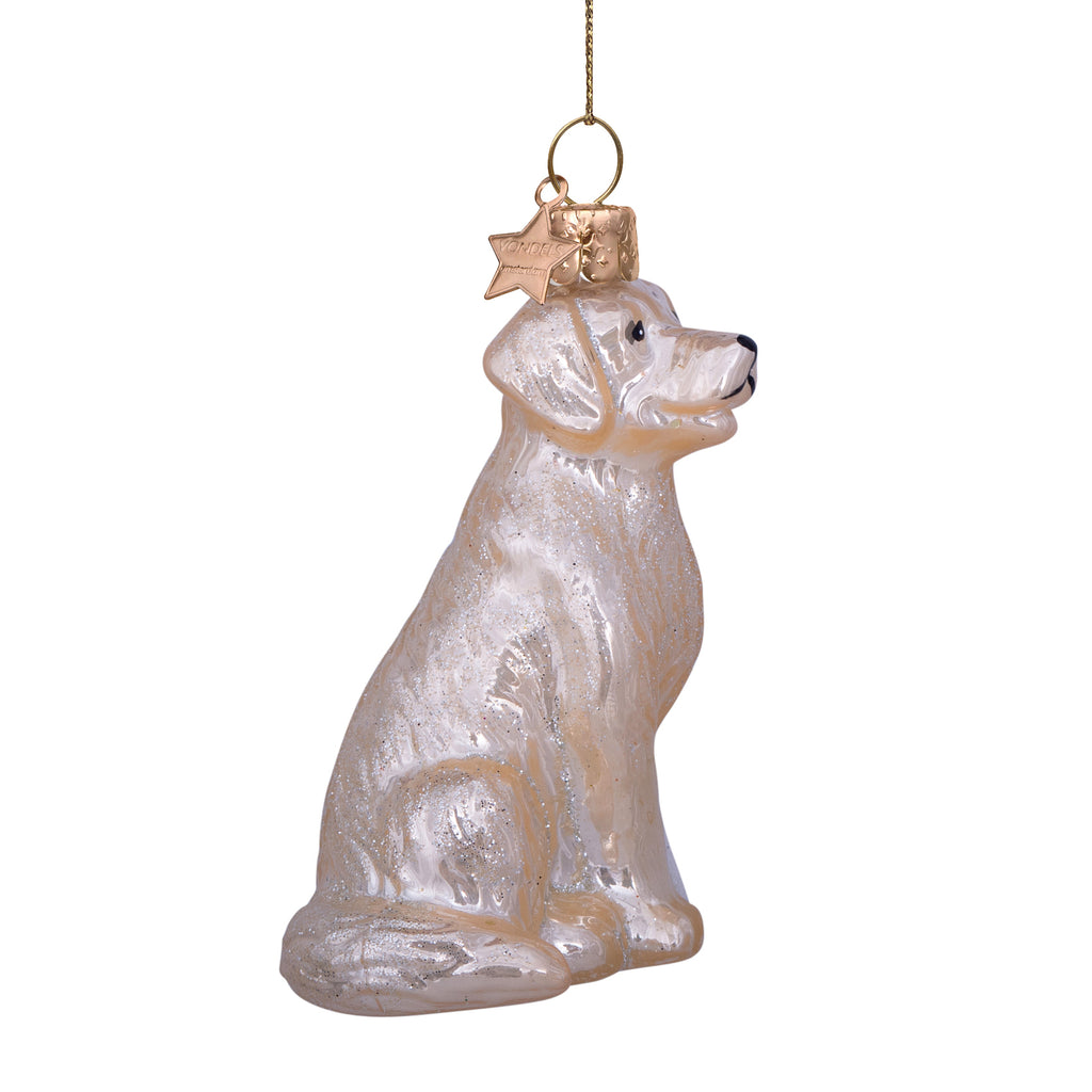 Jólaskraut - champagne golden retriever