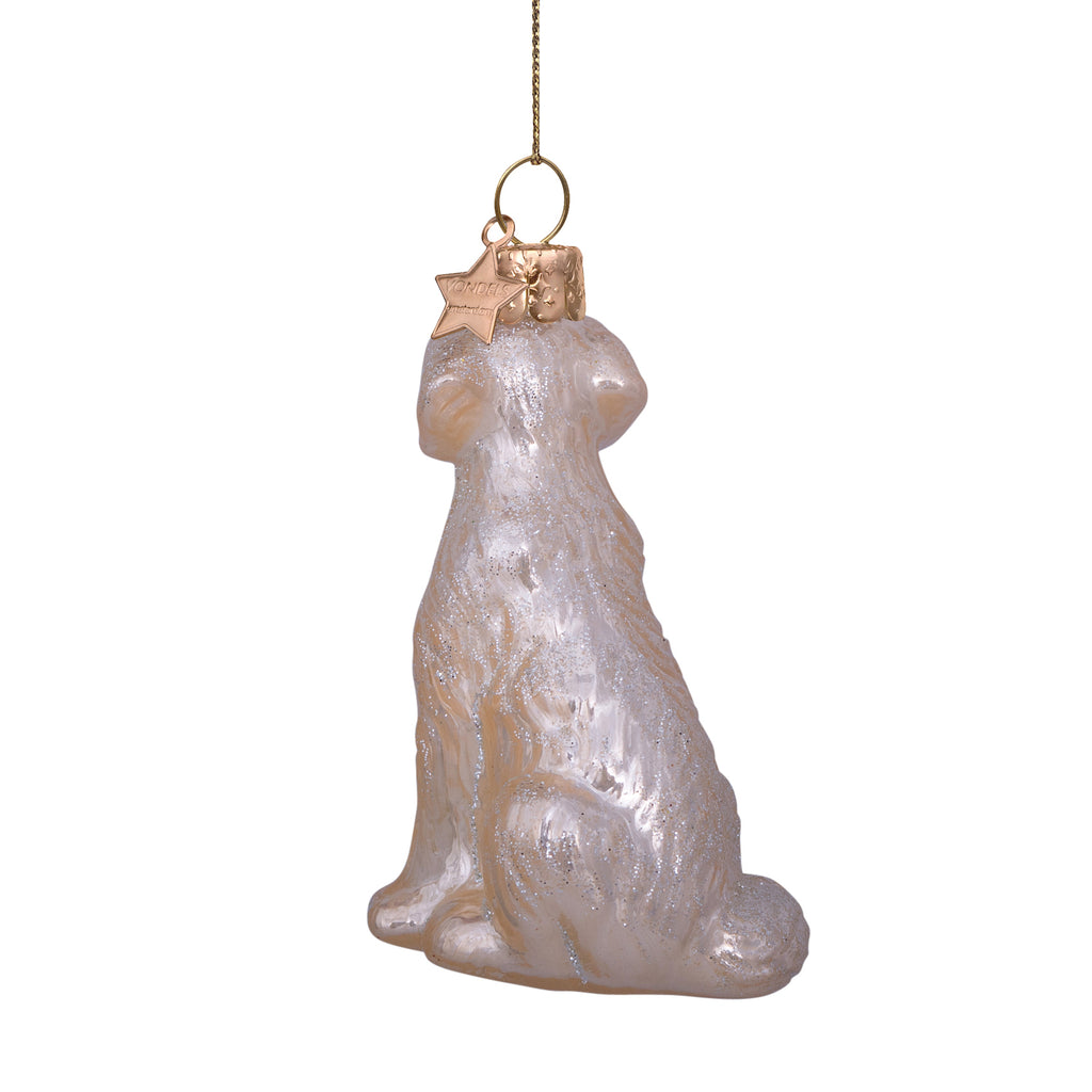 Jólaskraut - champagne golden retriever