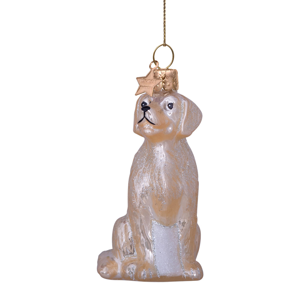 Jólaskraut - champagne golden retriever