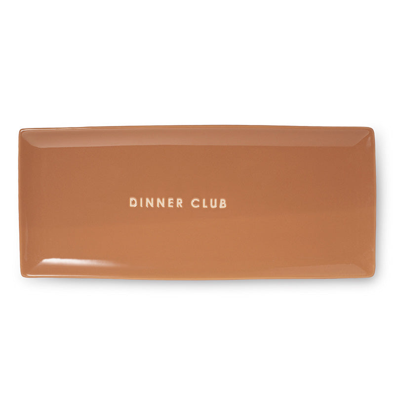 Framreiðsludiskur 15x35 cm - Dinner club/terracotta