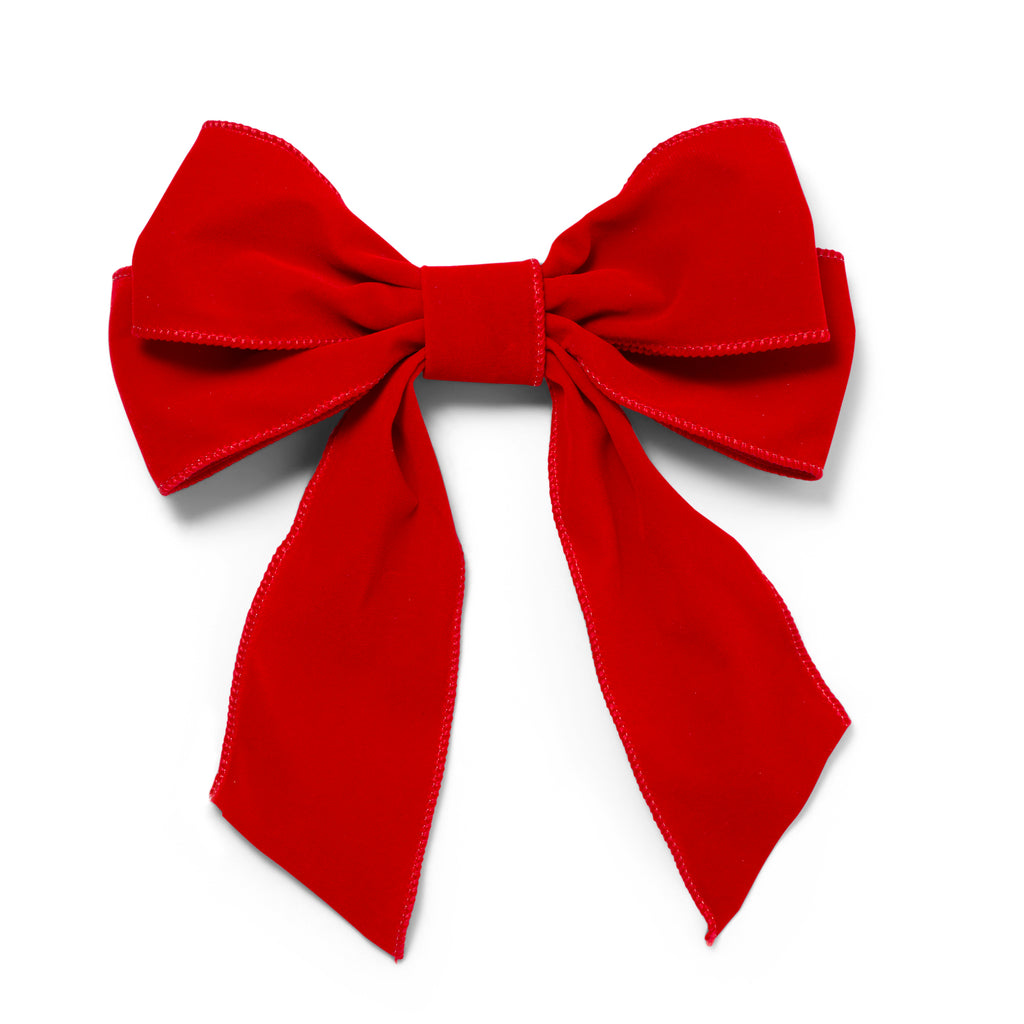 Slaufur 20 cm / 2 stk. - velvet red