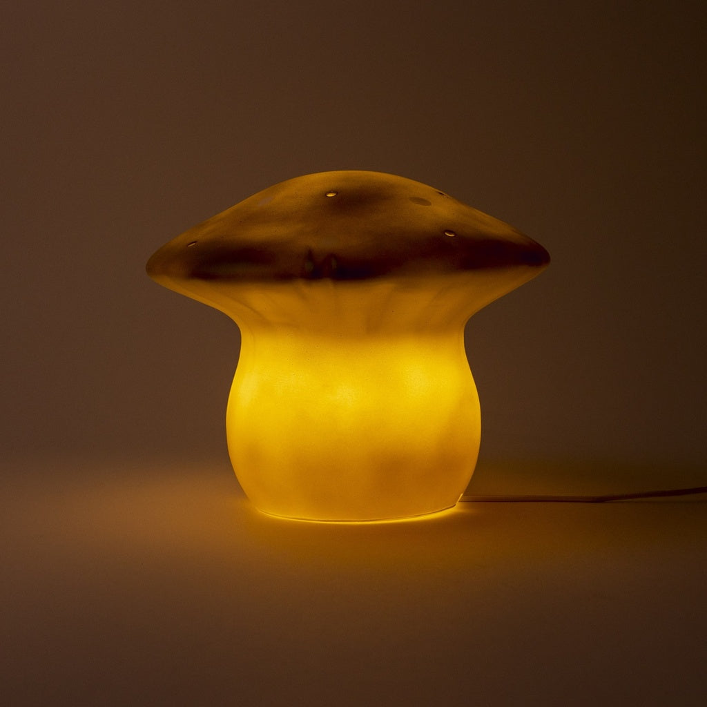 Lampi - Bronze Brown Mushroom (medium)