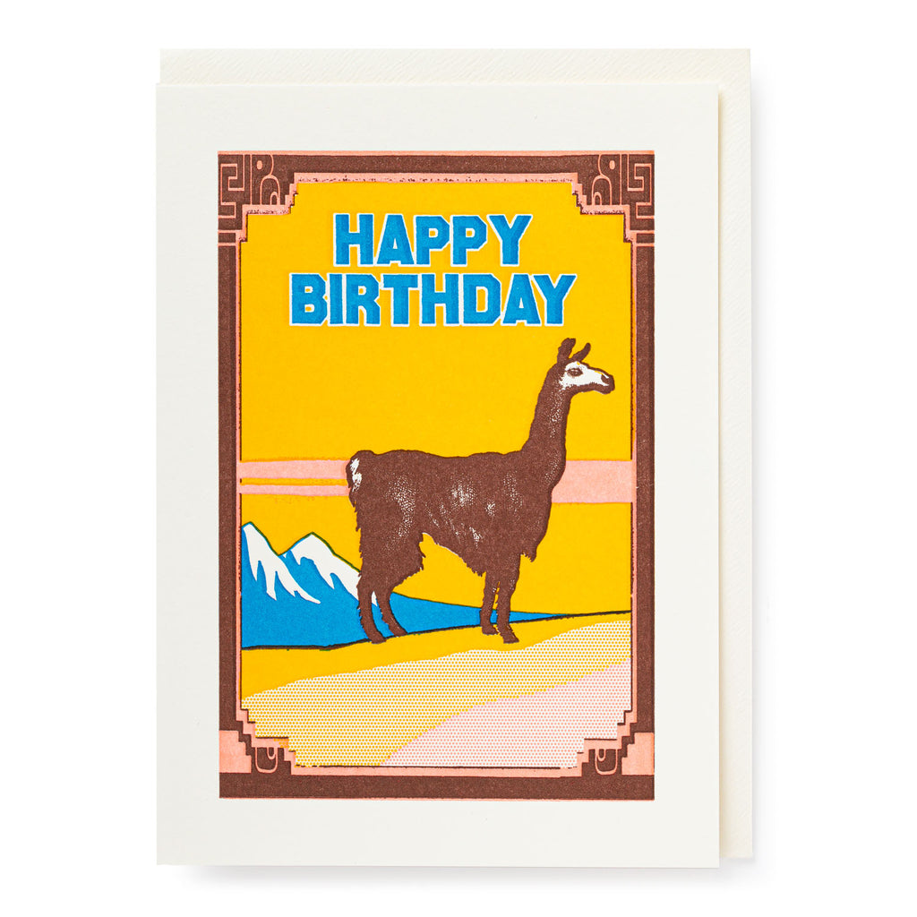 Kort - Birthday Llama