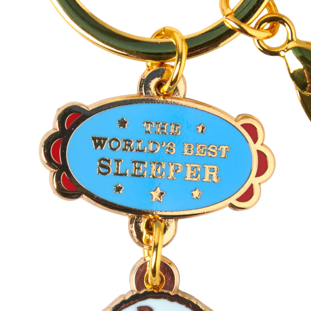 Snoopy lyklakippa - The World's Best Sleeper