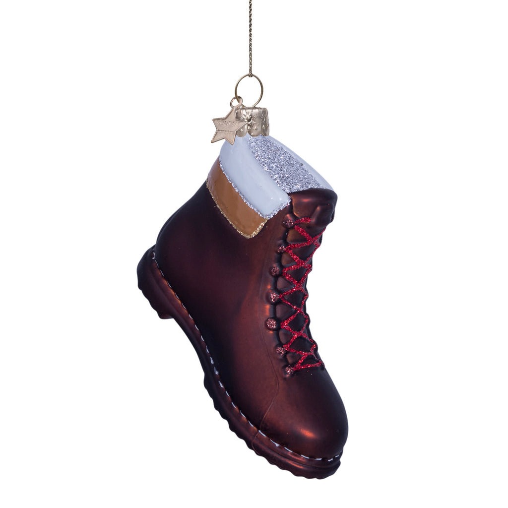 Jólaskraut - brown hiking shoe